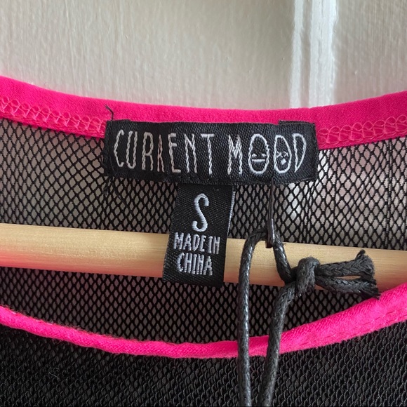 💙 Current Mood Mesh dress size small - Picture 3 of 6